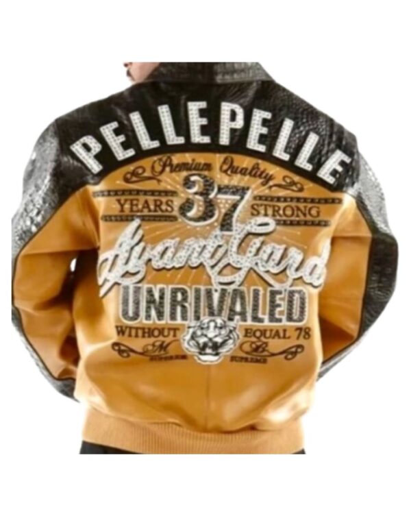 PellePelle 'Avant Garde' 37 Years Strong Premium Leather Bomber Jacket