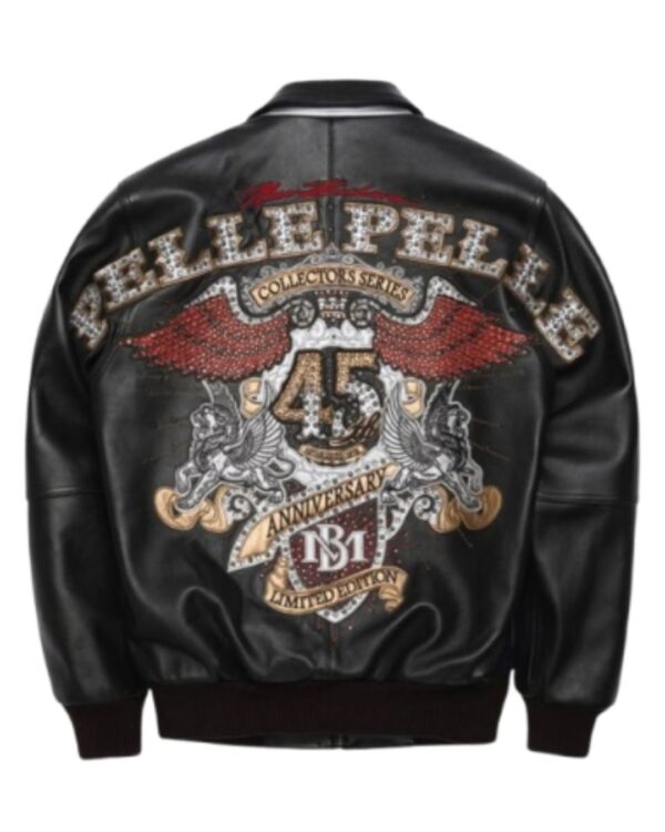 PellePelle 45th Anniversary Collector's Series Leather Bomber Jacket