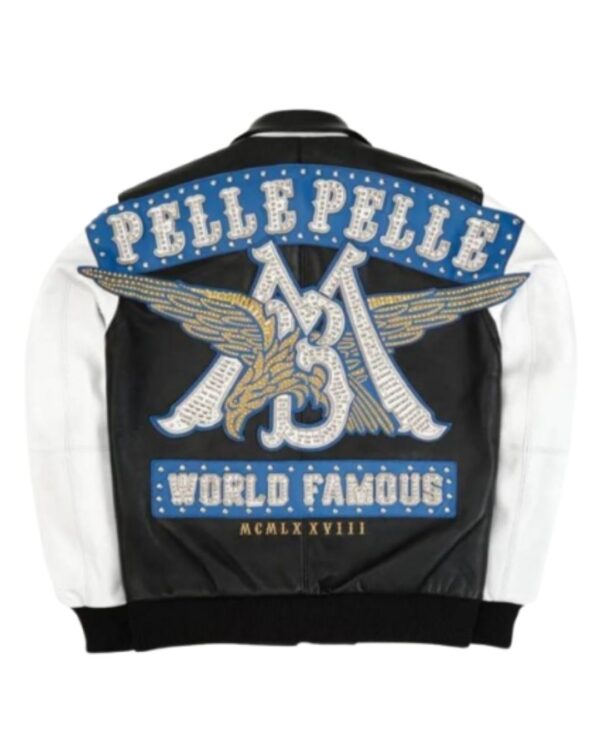 PellePelle 'World Famous' MB Eagle Leather Bomber Jacket